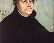 卢卡斯 伊尔 韦基奥 克拉纳赫 : Portrait of Martin Luther